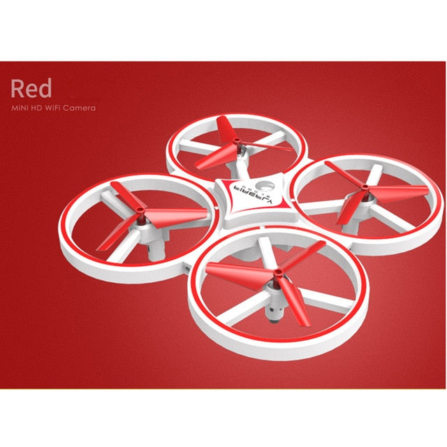 ZF04 RC Drone Mini Infrared Induction Hand Control Drone Altitude Hold 2 Controllers Quadcopter for Kids Toy Gift.